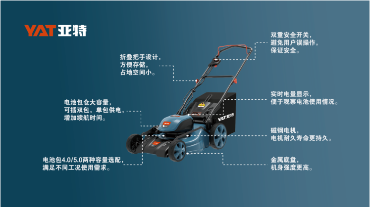 【新品推荐】草长纷飞绘盛夏，落英缤纷迎秋华——亚特40V DC割草机全新上市